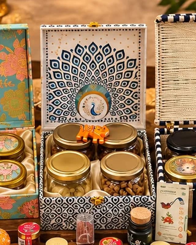 Peacock Jar Box